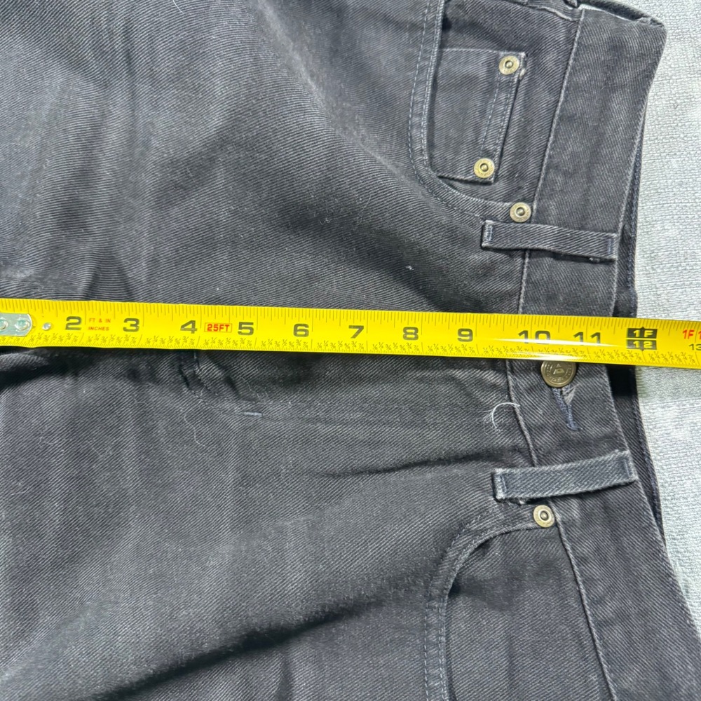 Vintage 80s Liz Claiborne Lizwear Jeans Women's 24 Black High Rise Straight Leg - Picture 5 of 14